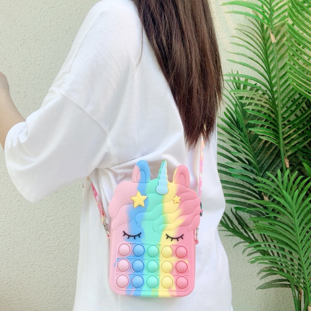 Unicorn Pop It Bag