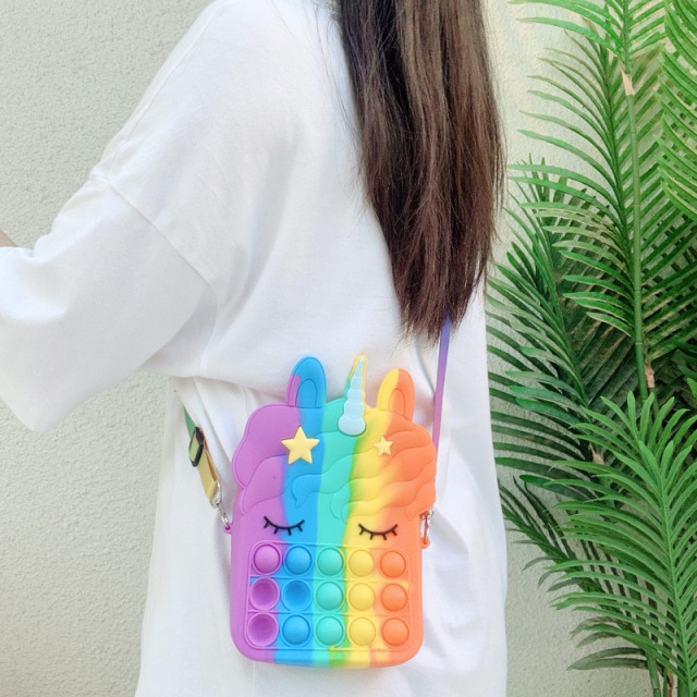 Unicorn Pop It Bag