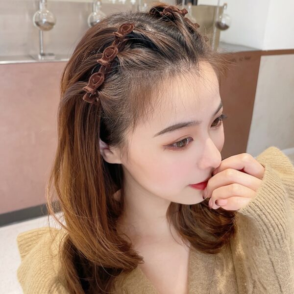 Flocking Braided Hair Clip