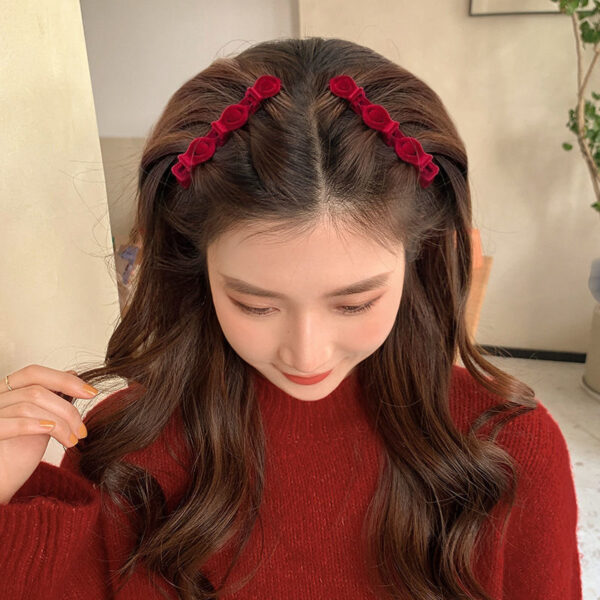 Flocking Braided Hair Clip