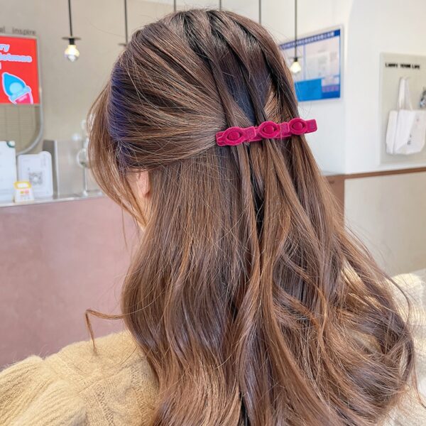 Flocking Braided Hair Clip