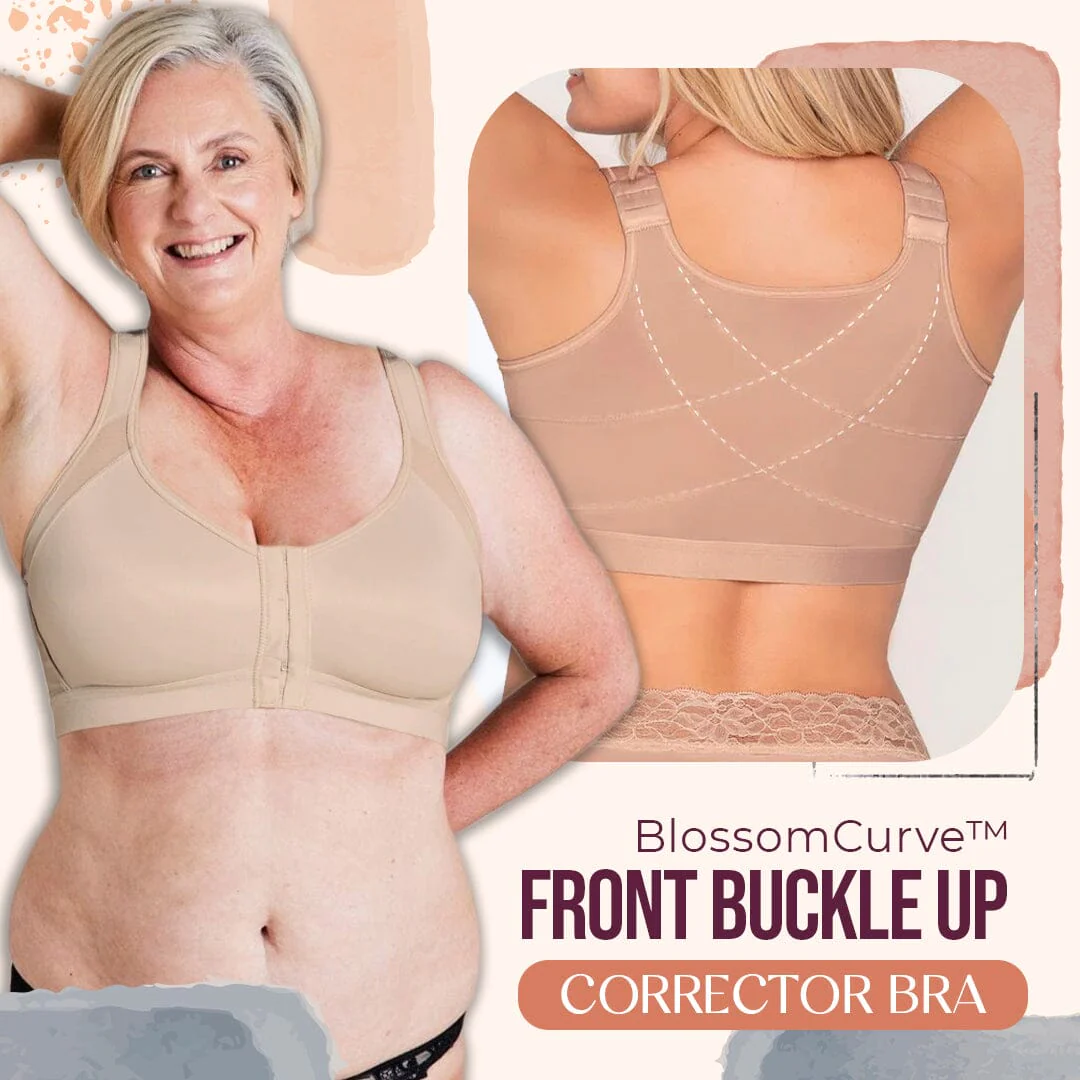 BlossomCurve Front Buckle Up Corrector Bra