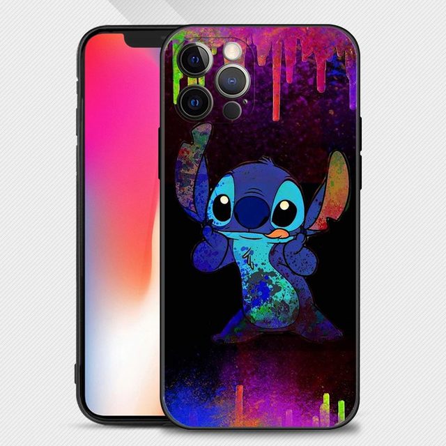 Blue Stitch Animal Art iPhone Case