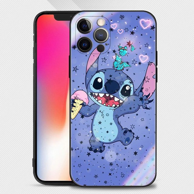 Blue Stitch Animal Art iPhone Case