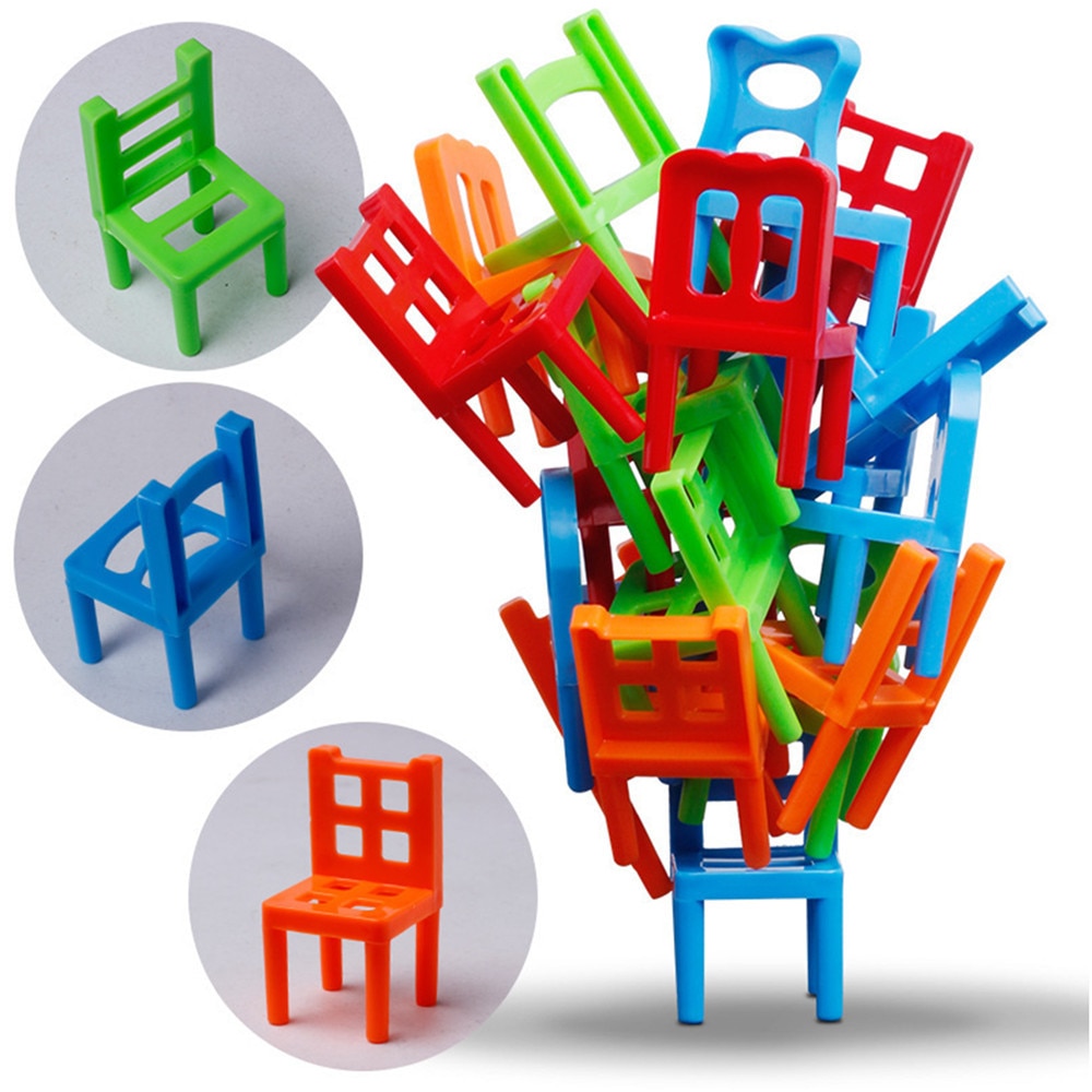 Balanced Chair Stack Game