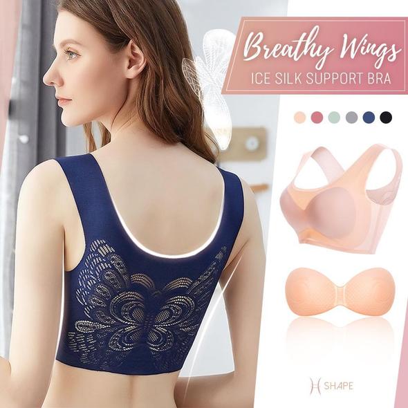 BreathyWings Ice Silk Bra (M-7XL)