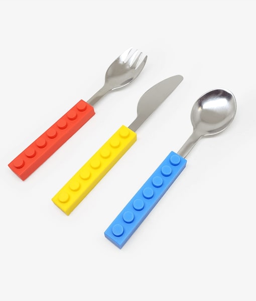 Brick Shape Stackable Cutlery Set