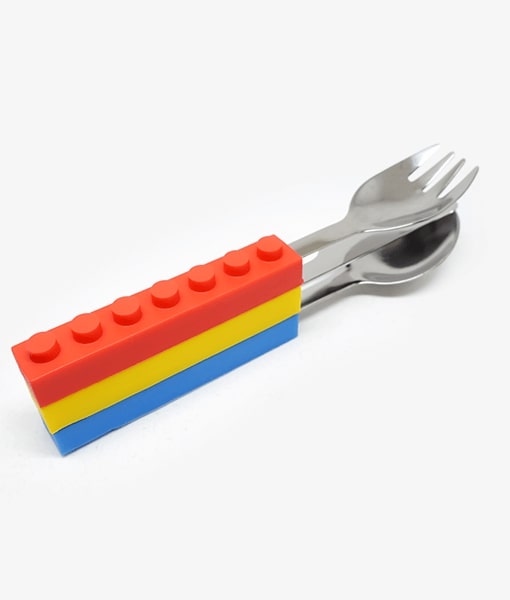 Brick Shape Stackable Cutlery Set