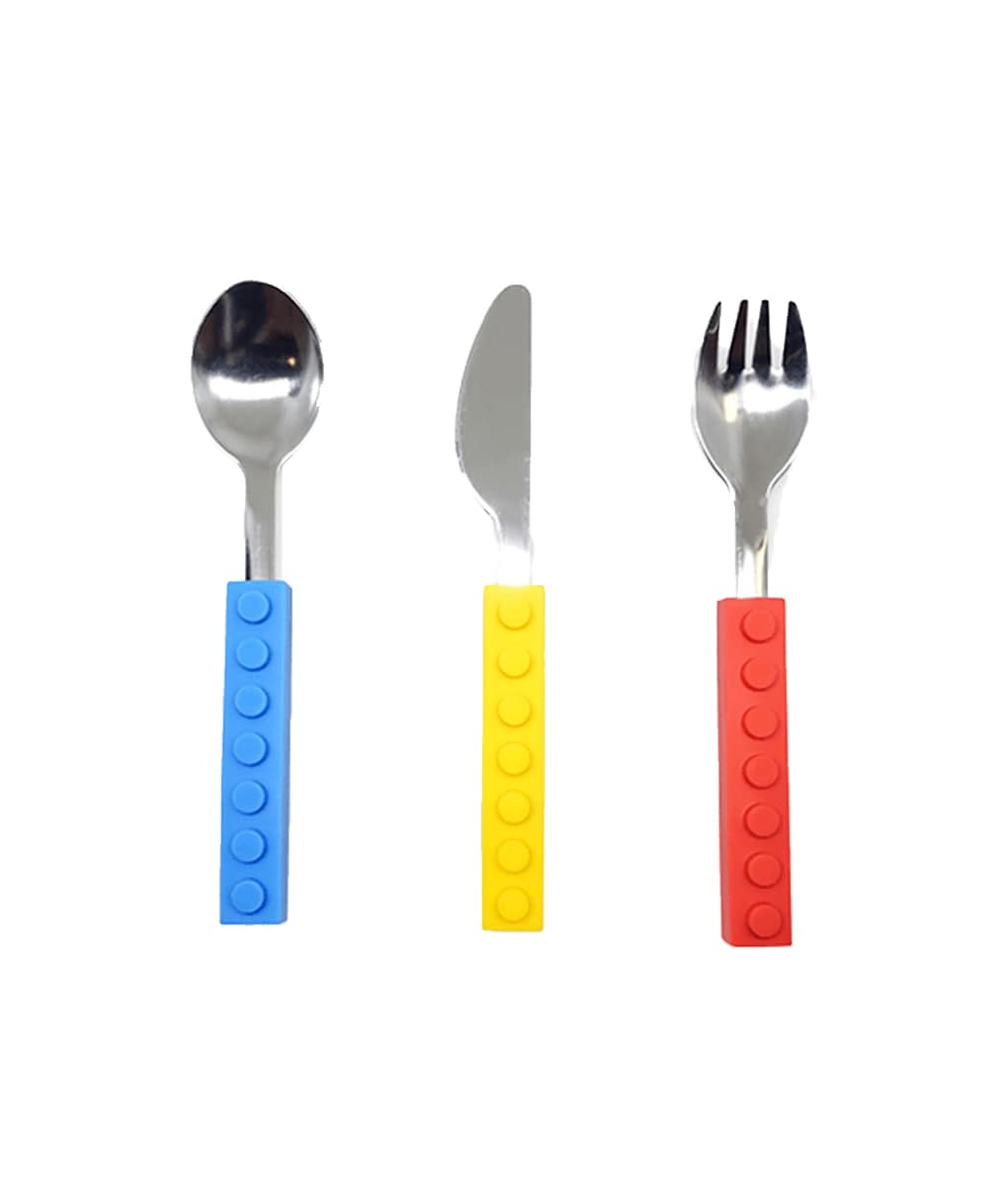 Brick Shape Stackable Cutlery Set