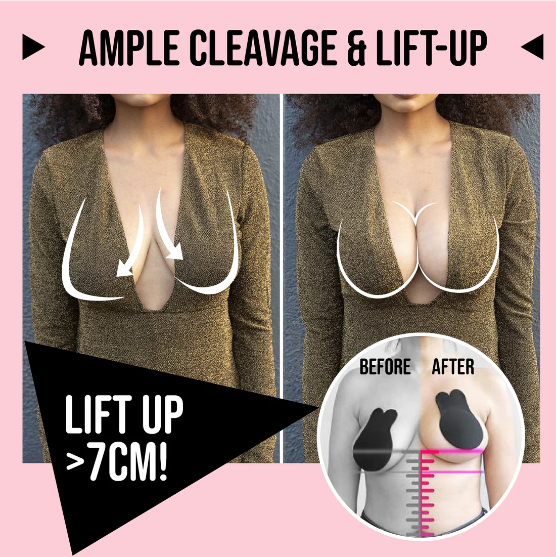 LAST DAY 49% OFF- Invisible Bunny Lifting Bra