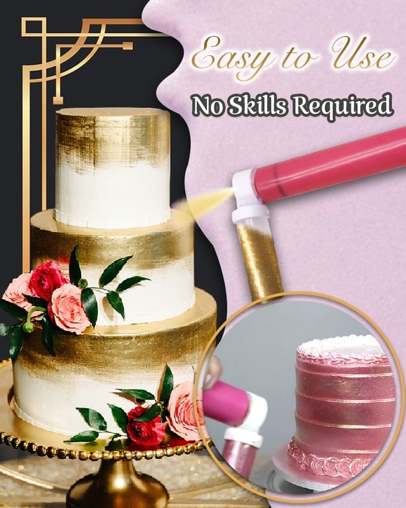 Cake Decorating Airbrushing Kit