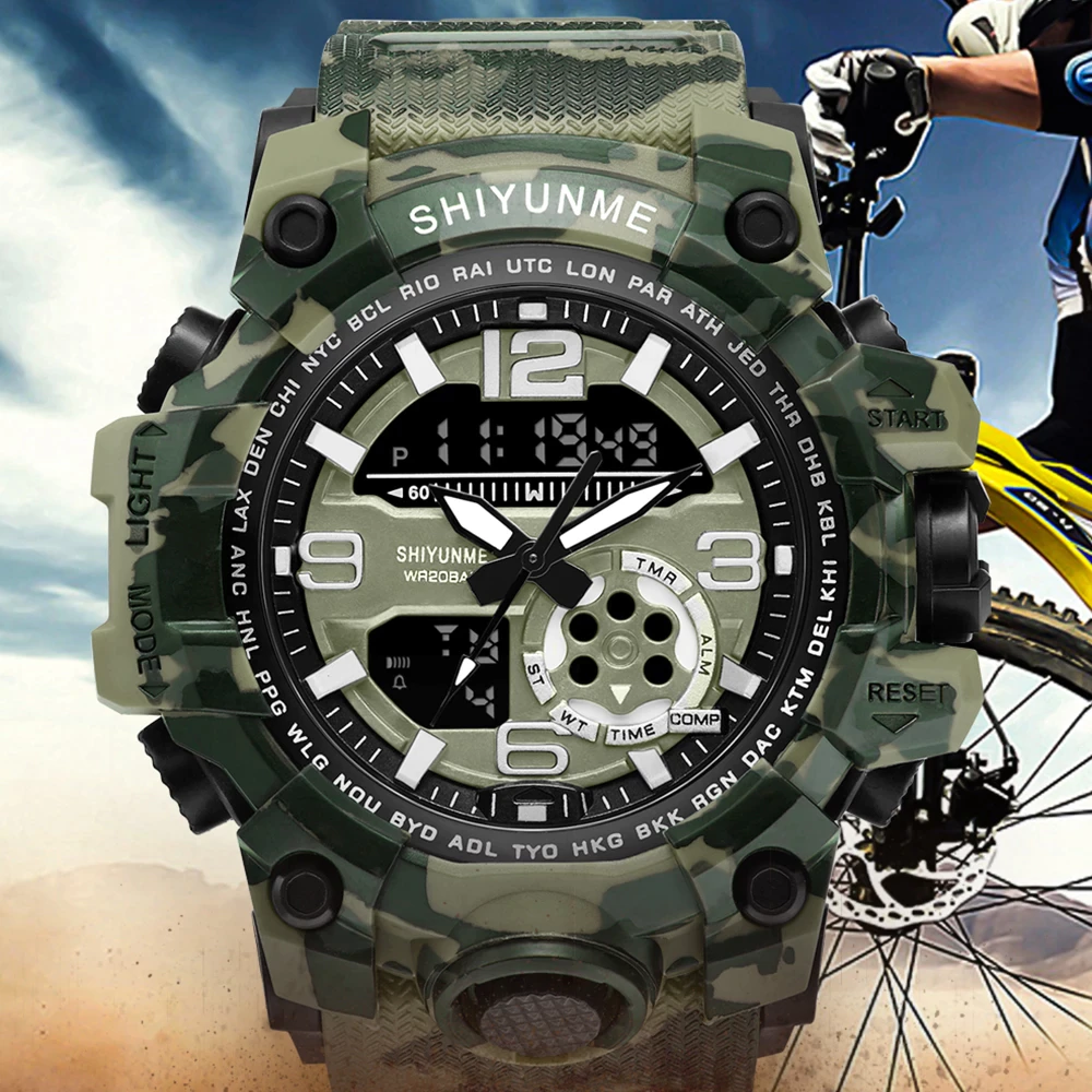 Joefox Camouflage Military Digital-Watch