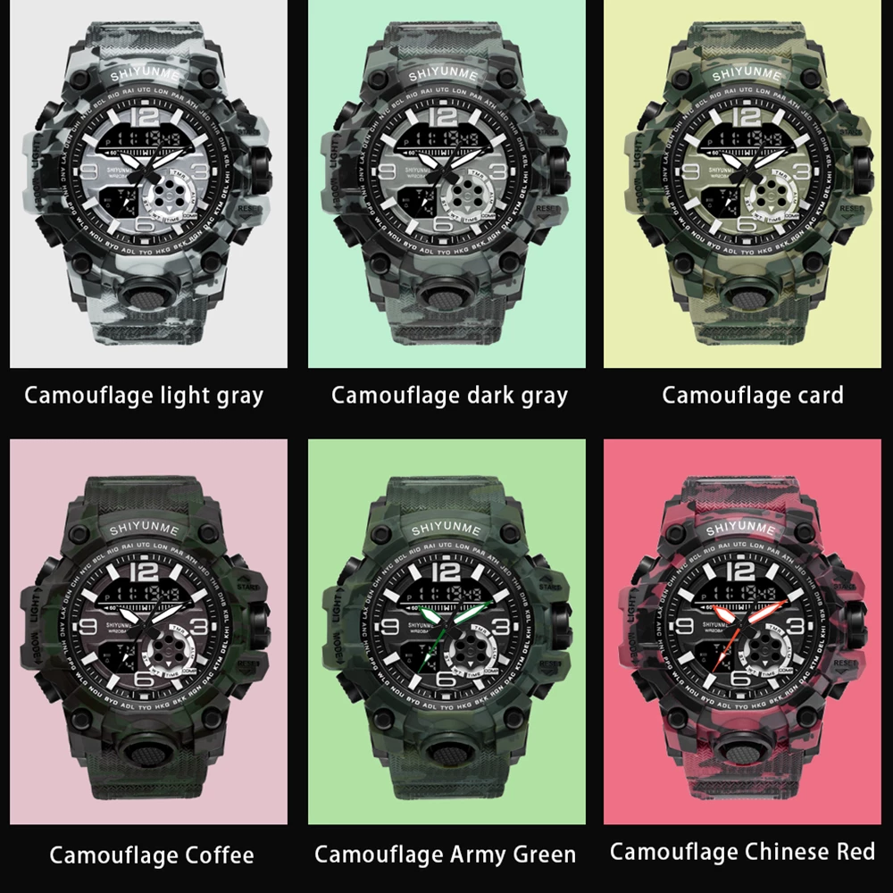 Joefox Camouflage Military Digital-Watch