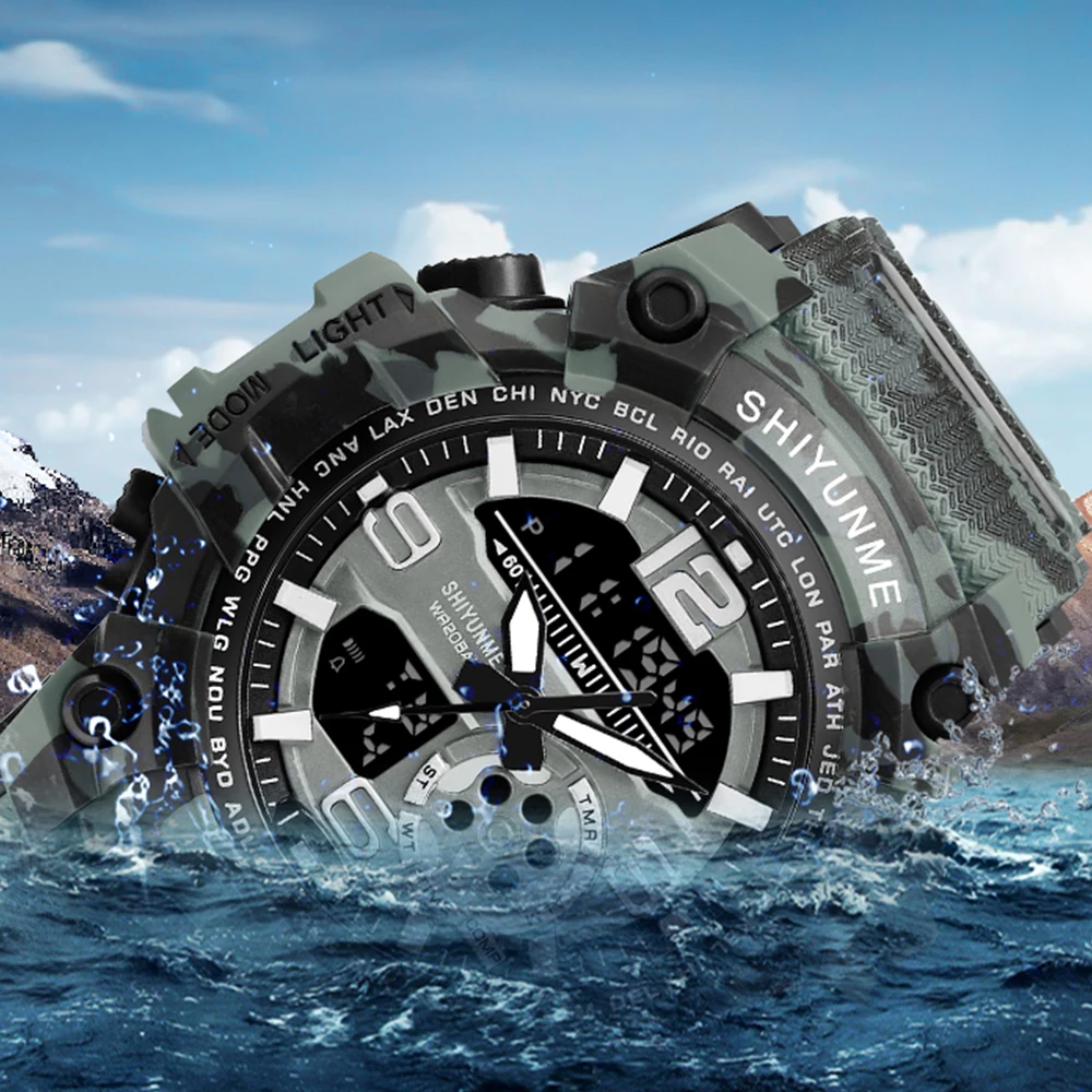 Joefox Camouflage Military Digital-Watch