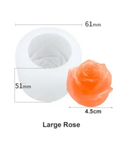 3D Rose Ice Hockey Mold