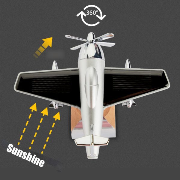 Solar Aircraft Car Perfume Air Freshener