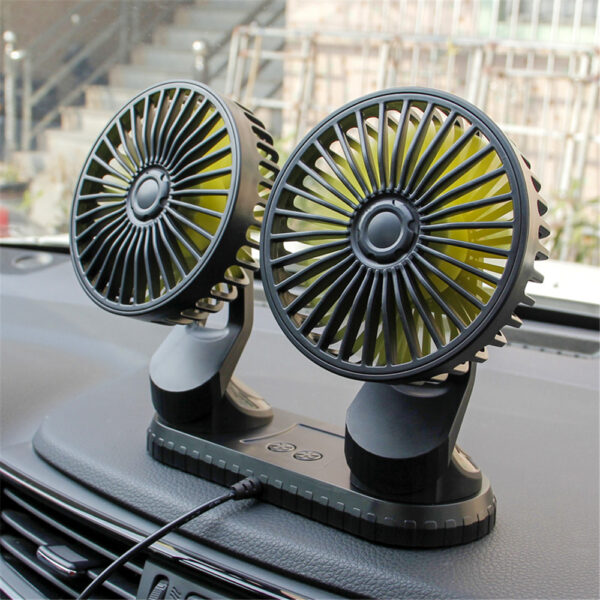 Double Cooling Car Fan