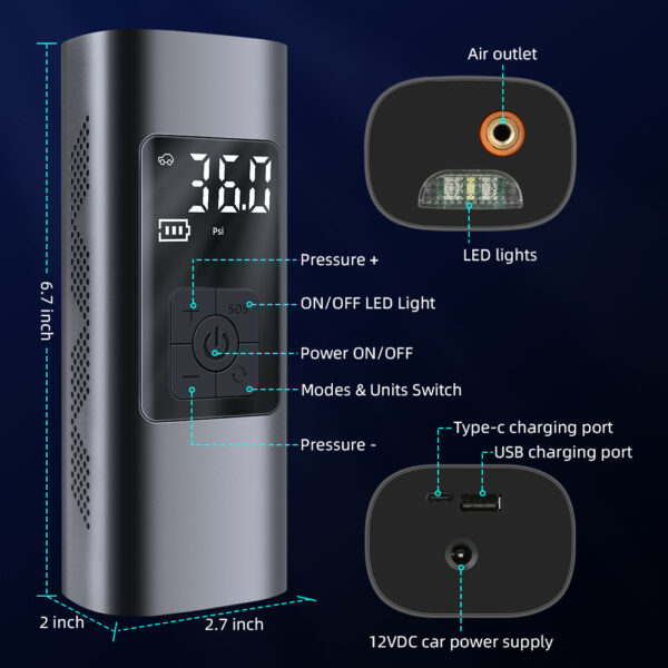 Portable Car Air Pump