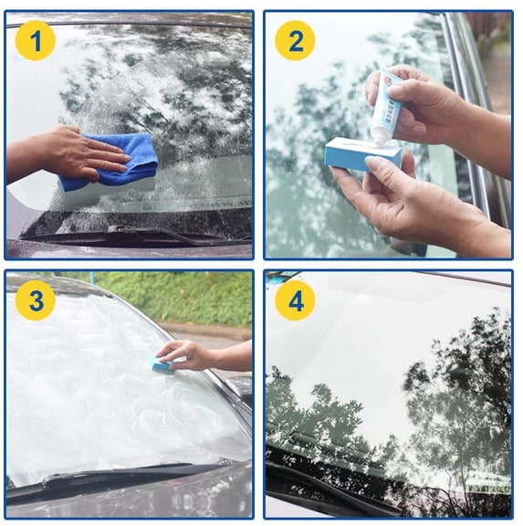 Car Glass Oil Film Cleaner