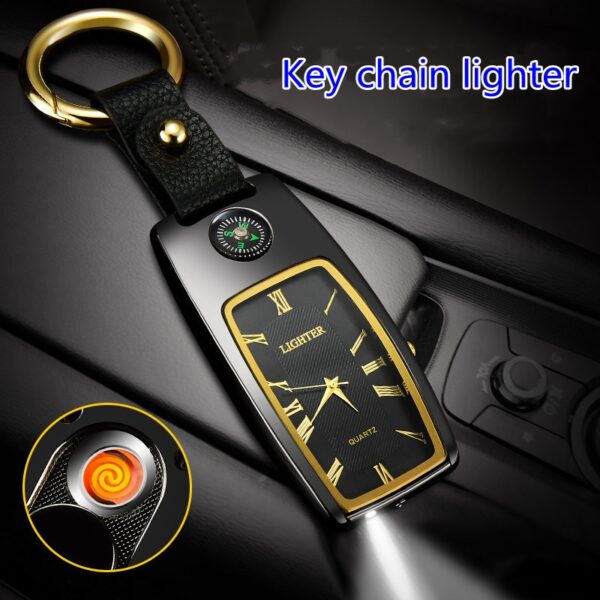 Car Key Chain Watch Lighter