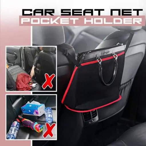 Car Seat Net Pocket Holder