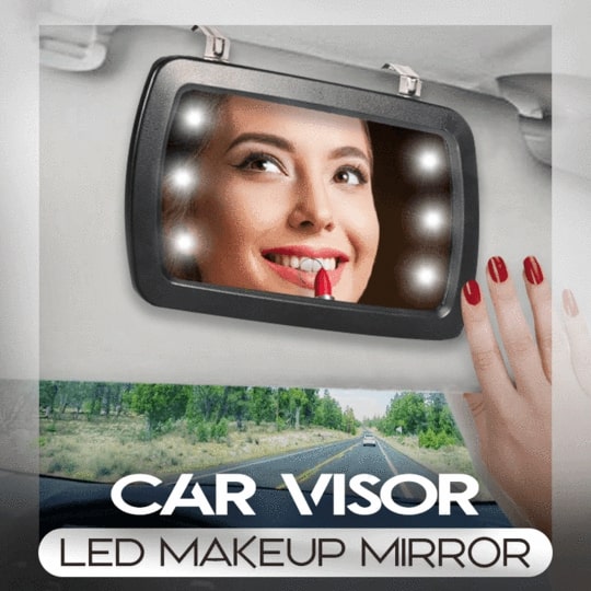 Car Visor LED Makeup Mirror