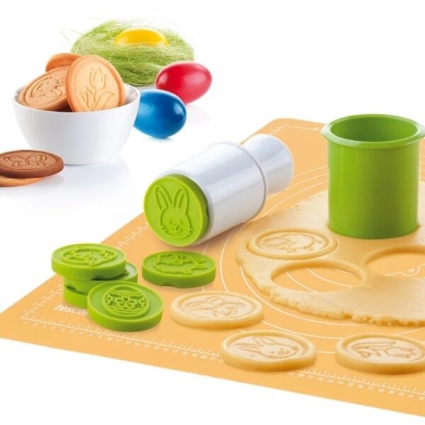 Non-Stick Cookie Stamp and Cutter