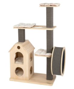 Cat House with Treadmill Tower