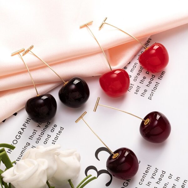 Celia Rouge Cherry Earrings