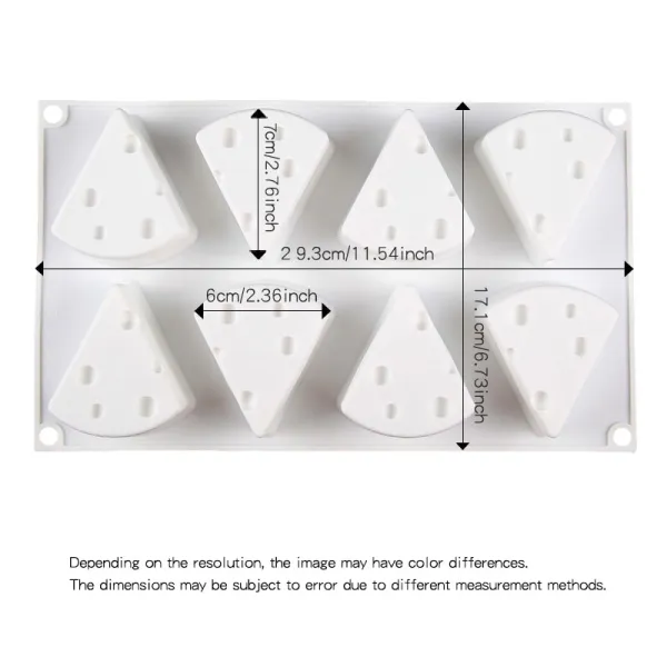 3D Cheese Cake Silicone Mold