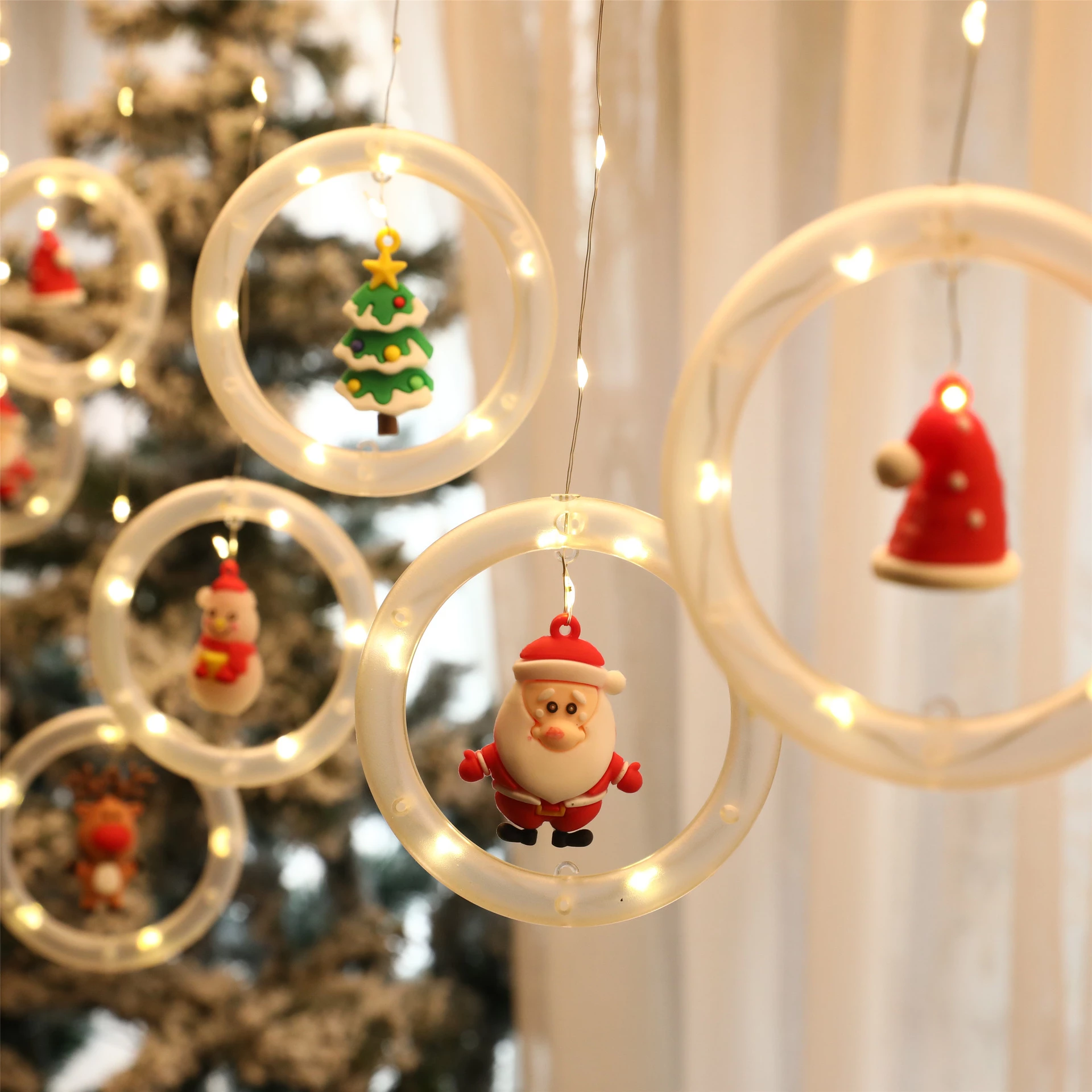 Christmas Decor Ring Lights