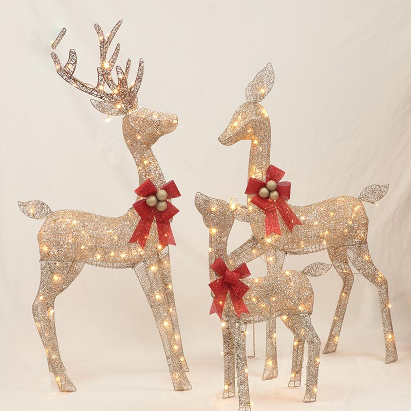 Lighted Christmas Deer