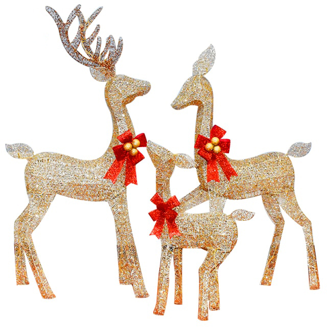 Lighted Christmas Deer