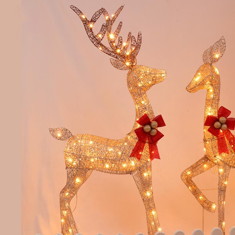 Lighted Christmas Deer