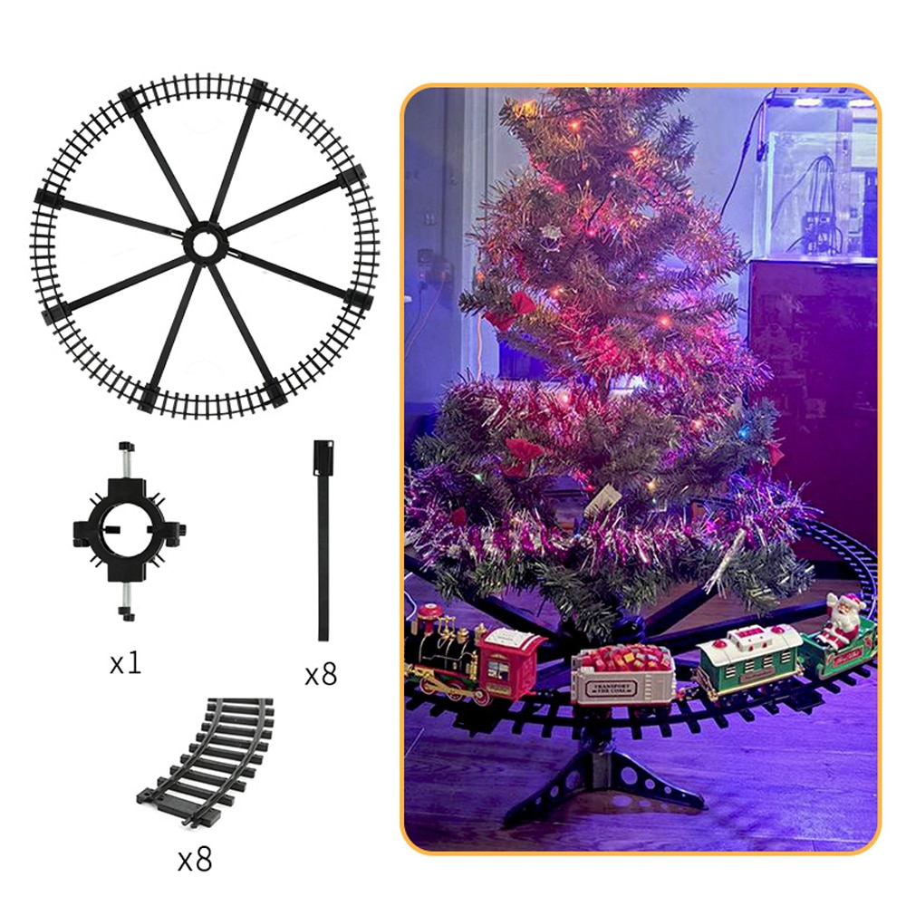 Christmas Tree Toy Train Set