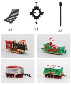 Christmas Tree Toy Train Set