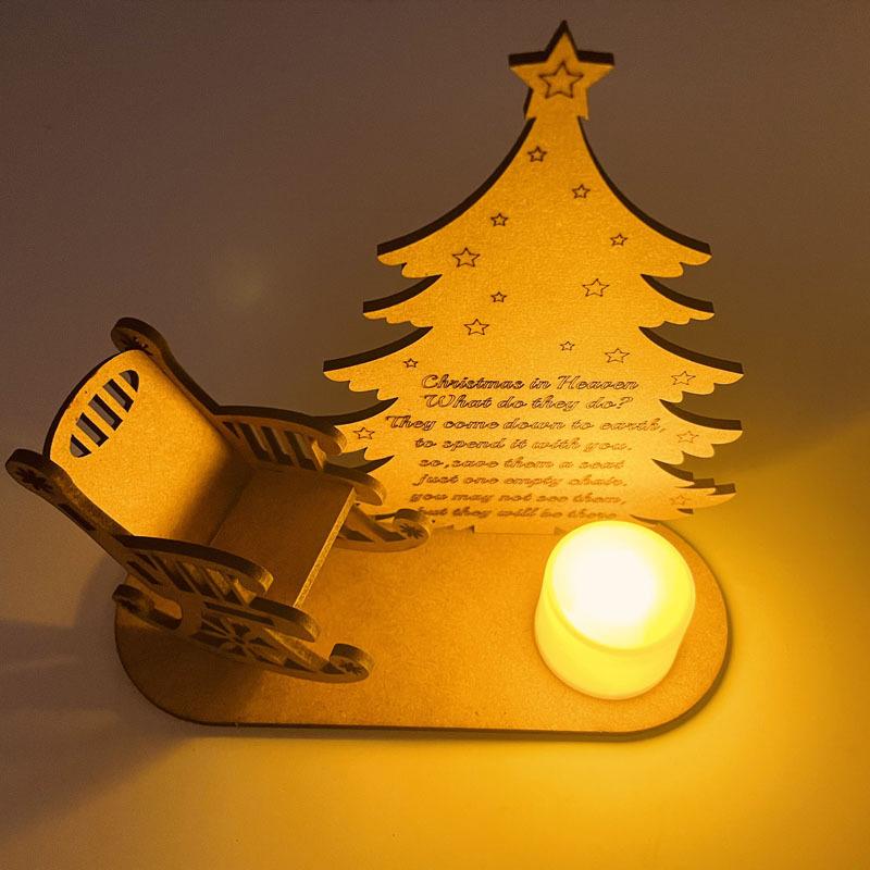 Christmas Remembrance Candle Ornament to Remember Loved Ones