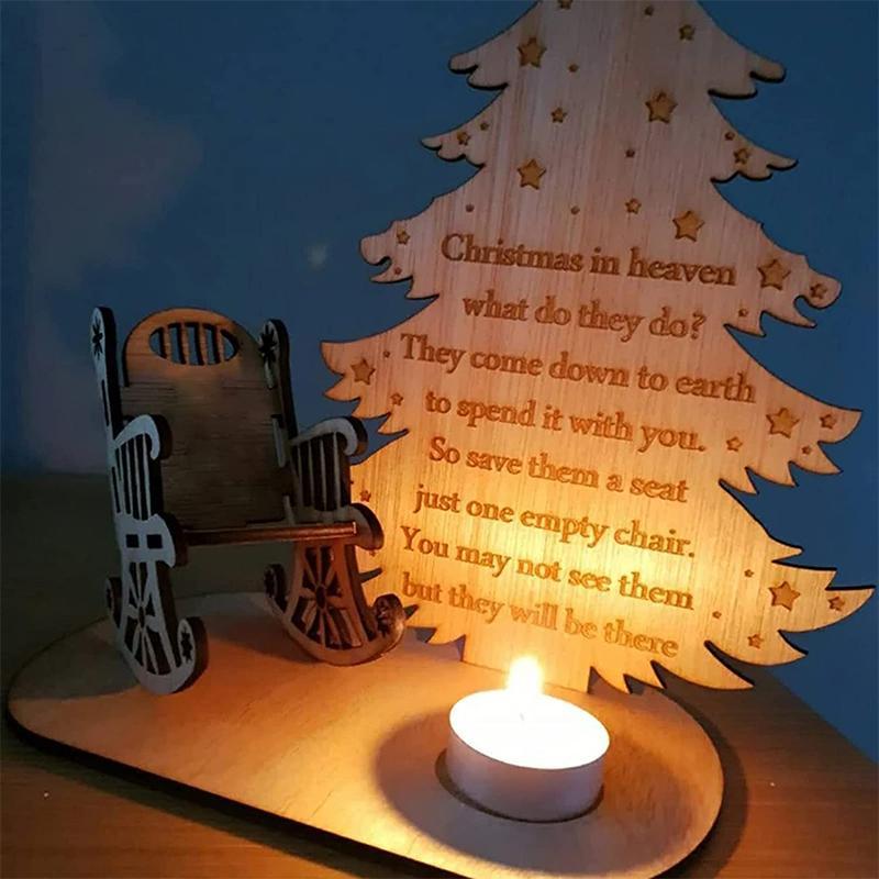 Christmas Remembrance Candle Ornament to Remember Loved Ones