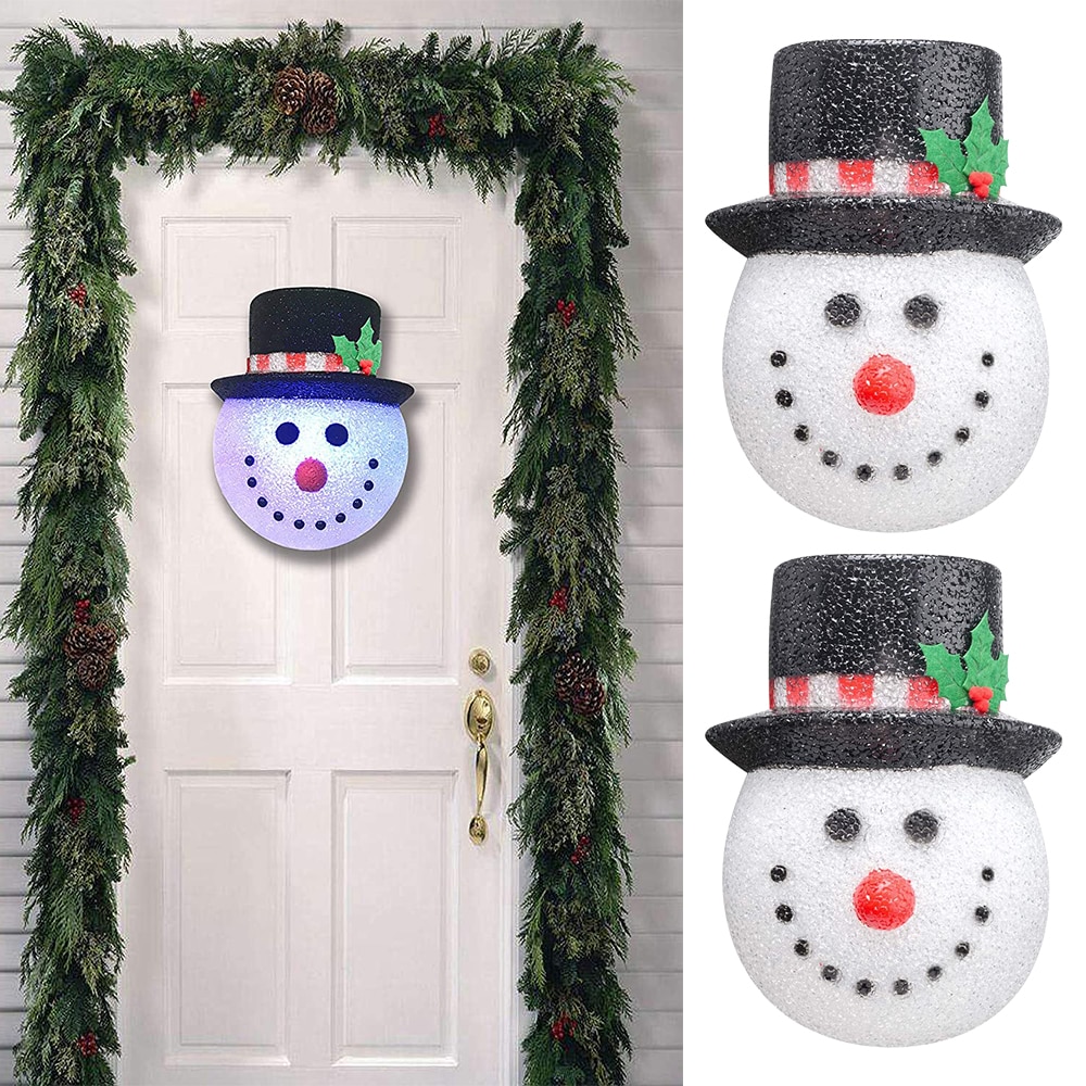 Snowman Porch Light Covers