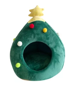 Christmas Tree Cat Bed