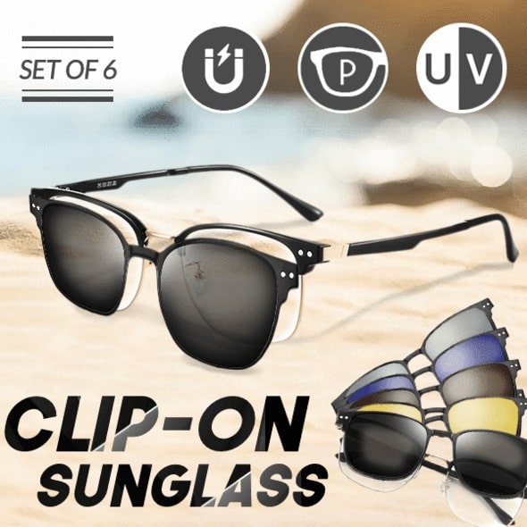 Clip-On Sunglass Set