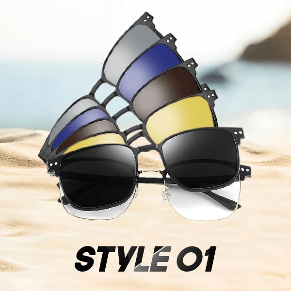 Clip-On Sunglass Set