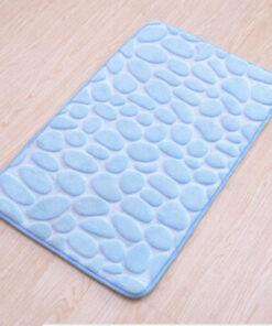 Cobblestone Embossed Bathroom Bath Mat