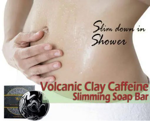 CoffeeClay  Volcanic Clay Coffee Slimming Soap Bar