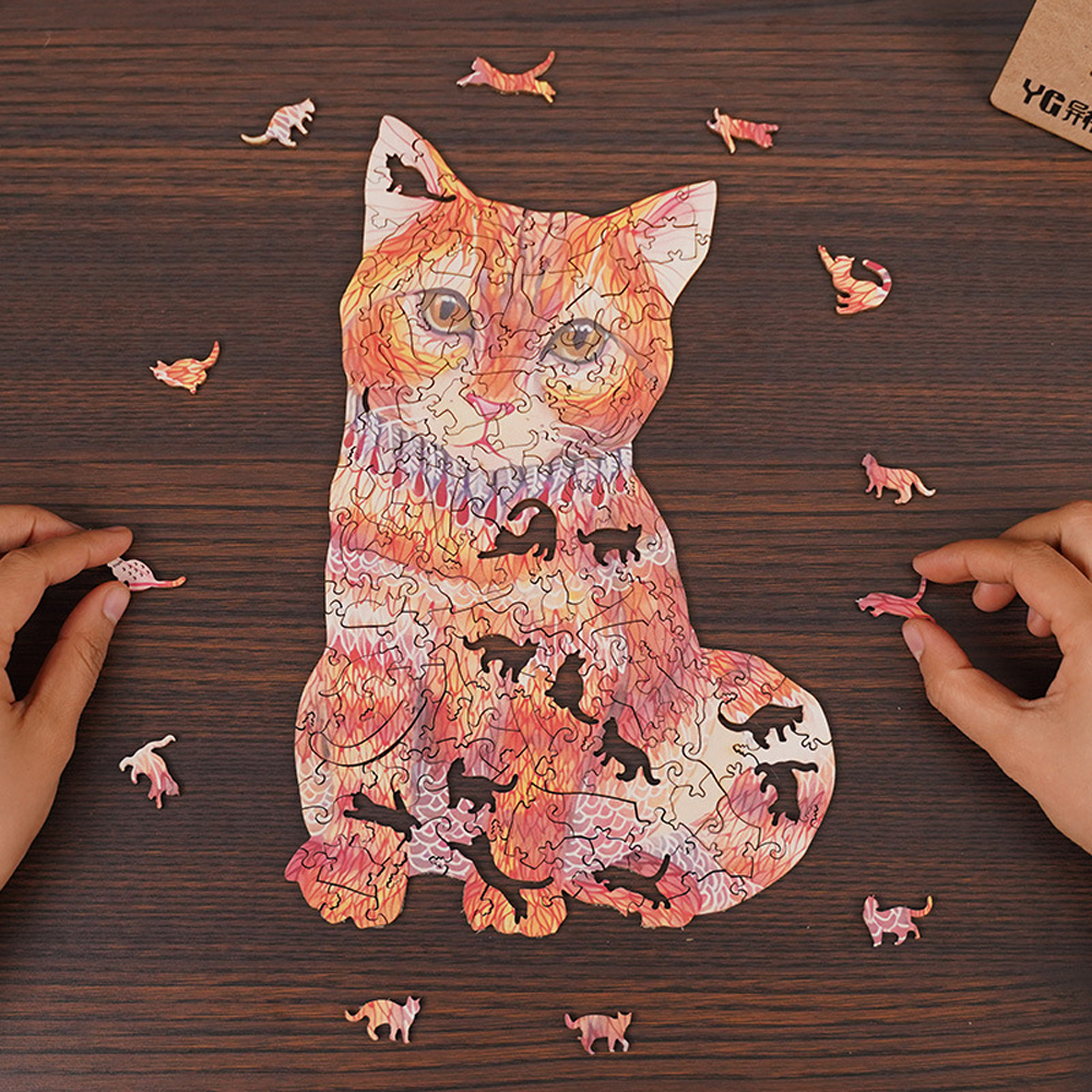 Colorful Animal-Shaped Wooden Jigsaw Puzzles