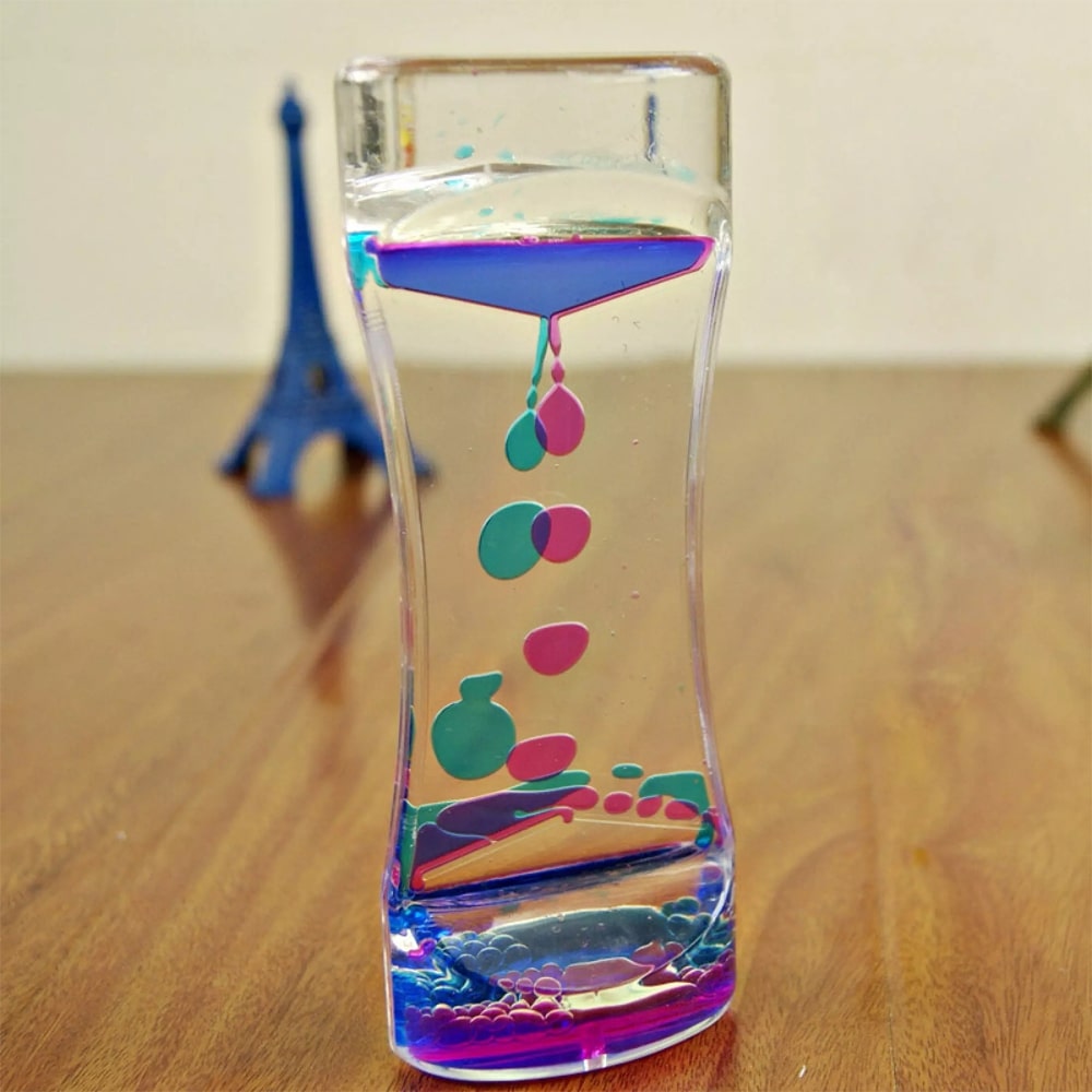 Colorful Liquid Motion Bubbler Toy