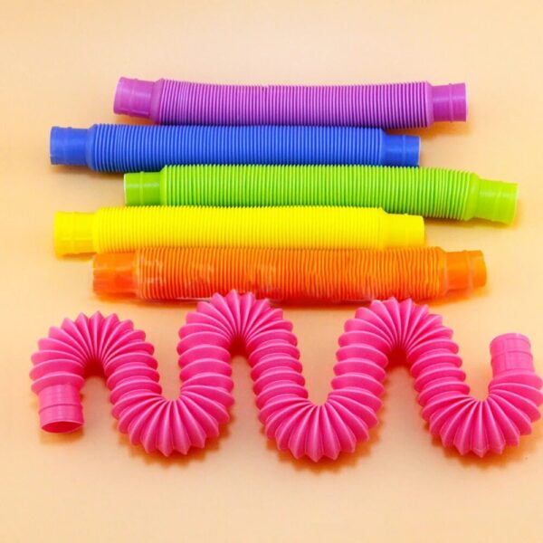 Colorful Plastic Pop Tube