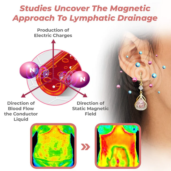 Oneswear Lymph Flow Magnetogen Earrings