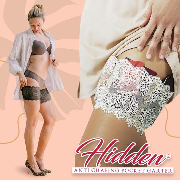 Hidden Anti Chafing Pocket Garter