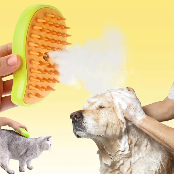 Cozyk Patented Exclusive Rechargeable Steam Pet Brush